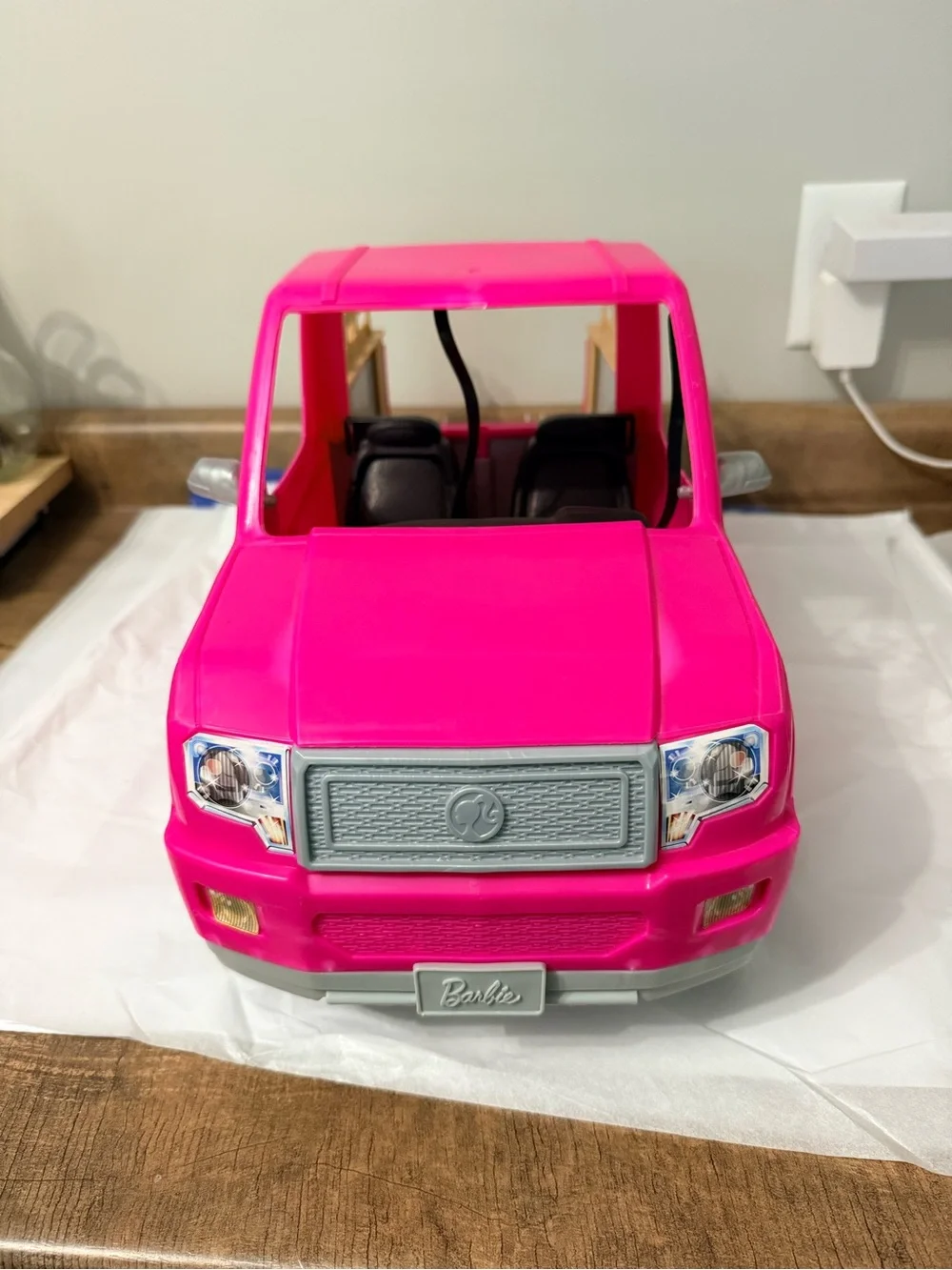 Barbie Sweet Orchard Farm Pink Pickup Truck Vehicle 2017 Mattel